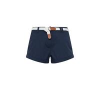 Chinoshorts OXMO "Chinoshorts OXChanett", Damen, Gr. 38, N-Gr, blau (insig blau), Obermaterial: 98% Baumwolle CO. 2% Elasthan EL., Hosen Chinoshorts (76901011-38) insig blau