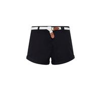 Chinoshorts OXMO "Chinoshorts OXChanett", Damen, Gr. 40, N-Gr, schwarz, Obermaterial: 98% Baumwolle CO. 2% Elasthan EL., Hosen Chinoshorts (98819813-40) schwarz