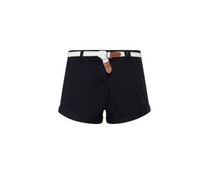 Chinoshorts OXMO "Chinoshorts OXChanett", Damen, Gr. 42, N-Gr, schwarz, Obermaterial: 98% Baumwolle CO. 2% Elasthan EL., Hosen Chinoshorts (98819813-42) schwarz