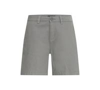Chinoshorts OXMO "Chinoshorts OXKVITA", Damen, Gr. 44, N-Gr, grau (pewter), Obermaterial: 99% Baumwolle CO. 1% Elasthan EL., Hosen Chinoshorts (60035720-44) pewter