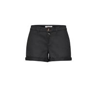 Chinoshorts OXMO "Chinoshorts OXPiera", Damen, Gr. 36, N-Gr, grau (ebony), Obermaterial: 98% Baumwolle CO. 2% Elasthan EL., Hosen Chinoshorts (53965217-36) ebony