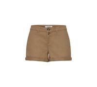Chinoshorts OXMO "Chinoshorts OXPiera", Damen, Gr. 38, N-Gr, beige (silber mink), Obermaterial: 98% Baumwolle CO. 2% Elasthan EL., Hosen Chinoshorts (54684765-38) silber mink