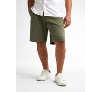 Chinoshorts PETROL INDUSTRIES, Herren, Gr. 6XL, N-Gr, grün (dusty army), Obermaterial: 97% Baumwolle, 3% Elasthan, unifarben, regular fit kniefrei, Hosen Chinoshorts, Sommerhose mit Gürtel (45295043-6