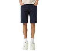Chinoshorts QS, Herren, Gr. 33, N-Gr, navy, Web, Obermaterial: 98% Baumwolle, 2% Elasthan, unifarben, regular fit kniefrei, Hosen Chinoshorts, normale Leibhöhe, Rollsaum, mit Elasthan (11320921-33) na