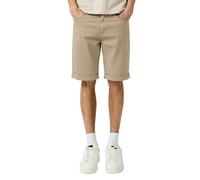Chinoshorts QS, Herren, Gr. 38, N-Gr, beige, Web, Obermaterial: 98% Baumwolle, 2% Elasthan, unifarben, regular fit kniefrei, Hosen Chinoshorts, normale Leibhöhe, Rollsaum, mit Elasthan (70143243-38) b