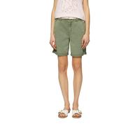 s.Oliver RED LABEL Regular Fit Chinoshorts mit geflochtenem Gürtel in Khaki, Größe 40