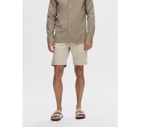 Selected Slim Miles Flex Kurze Hose S Greige