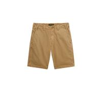 Chinoshorts SUPERDRY "UTILITY CHINO SHORT", Herren, Gr. 34, N-Gr, classic tan braun, Web, Obermaterial: 98% Baumwolle, 2% Elasthan, unifarben, relaxed fit knielang, Hosen Chinoshorts (56976342-34) cla