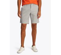 Chinoshorts TOMMY HILFIGER "BROOKLYN SHORT 1985", Herren, Gr. 38, N-Gr, grau (october grau), Stoff, Obermaterial: 97% Baumwolle, 3% Elasthan, Basic, normal kniefrei, Hosen Chinoshorts, in klassischem