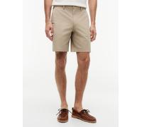 Chinoshorts TOMMY HILFIGER "DOVER 8" ESS TWILL SHORT", Herren, Gr. 33, N-Gr, batique khaki, Web, Obermaterial: 97% Baumwolle, 3% Elasthan, gerade kniefrei, Hosen Chinoshorts, Twill-Shorts mit 20 cm Sc