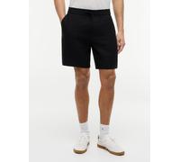 Chinoshorts TOMMY HILFIGER "DOVER", Herren, Gr. 36, N-Gr, schwarz, Web, Obermaterial: 71% Leinen, 29% Polyester, regular fit kniefrei, Hosen Chinoshorts, aus Leinenmix, elastischer Bund (32362452-36)
