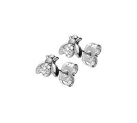 Chirurgenstahl Ohrstecker BIENE + EINGEFASSTE KRISTALLE