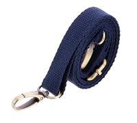 chiwanji Canvas Shoulder Strap Ersatz Strap für Crossbody Bag, Bag, Handtasche 120cm, mit Karabinerverschluss, Dunkelblau, 120cm