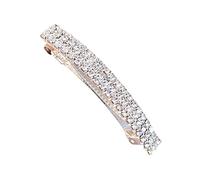 chiwanji Damen Strass Haarspange Office Daily Clip Pin Zubehör, Silber