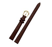 Chlikeyi 8-18mm schmales Echtleder-Uhrenarmband für Damen, Farbe 14, 8mm