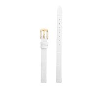 Chlikeyi Armband 6-18mm, Damen-Armband aus echtem Leder, kleines, dünnes Armband, Weißes Gold, 17mm