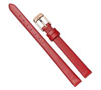 Chlikeyi Armband 6mm-22mm Echtes Leder Damen Schlank Weiches Ultra Dünnes Rindsleder Uhrenkette Zubehör, Farbe 3, 18mm