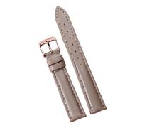 Chlikeyi Armband aus echtem Leder, 10-20mm, Damenarmband mit Nadelschnalle, Farbe 11, 14mm