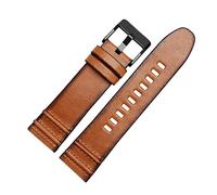 Chlikeyi Armband aus echtem Leder 22-26 mm Herren-Armband