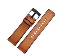 Chlikeyi Armband aus echtem Leder 22-26 mm Herren-Armband