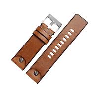 Chlikeyi Armband aus echtem Leder 22-26 mm Herren-Armband