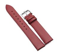 Chlikeyi Armband aus echtem Leder, genähtes Lederarmband, Zubehör, Rotsilber, 6 mm