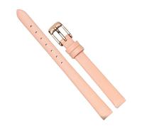 Chlikeyi Armband Universal Damen Kleines Lederarmband Schlankes Armband, Rosa Roségold, 12 mm