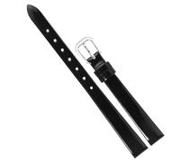 Chlikeyi Dünnes Uhrenarmband für Damen, echtes Leder, schmal, kleine Größe 6-18mm, mit silberner Dornschließe, Farbe 6, 18mm