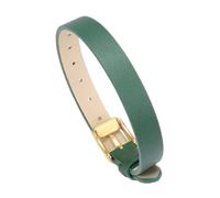 Chlikeyi Uhrenarmband 6-12mm Echtlederarmband mit silberner Nadelschnalle, Farbe 4, 10mm