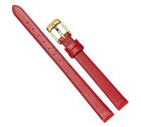 Chlikeyi Uhrenarmband 6-22mm, schmales, weiches, ultradünnes Rindsleder-Uhrenkettenzubehör für Damen, Farbe 3, 9mm