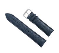 Chlikeyi Uhrenarmband aus echtem Kalbsleder, 12-22mm, Grün/Blau/Rot, für Herren/Damen, Uhrenarmband, Uhrenzubehör, Armband, Blau, 16 mm