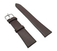 Chlikeyi Uhrenarmband Echtes Leder Damen Herren Braun Schwarz Gürtelband 12-22 mm