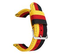 Chlikeyi Vielseitiges Nylon-Uhrenarmband 20 mm 22 mm Universal-Nylon-Canvas-Armband mit Schnellverschluss