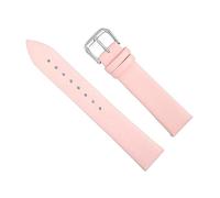 Chlikeyi Weiche Leder-Uhrenarmbänder 8-22mm für Herren-/Damen-Armband-Uhrenarmbänder, Rosa, 22 mm