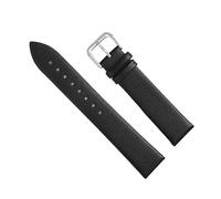 Chlikeyi Weiche Leder-Uhrenarmbänder 8-22mm für Herren-/Damen-Armband-Uhrenarmbänder, Schwarz, 10 mm