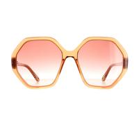 Chloe Runde Damen Orange Kristall Rosa Farbverlauf CH0008S Esther Einheitsgröße