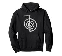 Cho Ku Rei Symbol, Reiki, Power, Protection, Aura Flow Pullover Hoodie