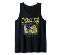 Chocolate Angry Fish Heavy Metal Text Funny Cartoon Tank Top