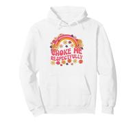 Choke Me Respecfully Retro-Humor mit floralem Regenbogen für Erwachsene Pullover Hoodie