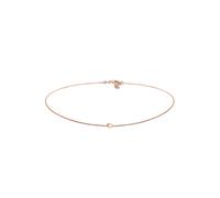 Choker ELLI "Halskette Choker Herz Liebe 925 Silber" Gr. 38, rosa (rosegold), Halsketten, Damen, ohne Stein, Silber 925 (Sterlingsilber) (78130746-38) rosegold