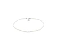 Choker ELLI "Halskette Choker Muschelkernperlen 925 Silber" Gr. 36, silber, Halsketten, Damen, ohne Stein, Silber 925 (Sterlingsilber) (85926237-36) silber
