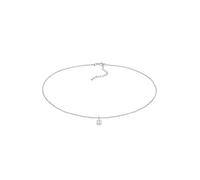 Elli Choker Zirkonia Solitär Basic 925 Sterling Silber Weiß Damen