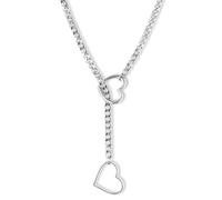 Choker Kette Damen,Necklace for Women,Halsband Frau,Punk Rock Gothic Halskette,Herz Kette,Halsketten für Frauen,Slip Chain,Y-Kette,Einstellbare Edelstahl Herzkette zur Freundin Mädchen Gifts Männer