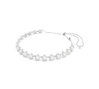 Ariana Grande x Swarovski Halsband, Kristallperle, Rundschliff, Weiß, Rhodiniert OS