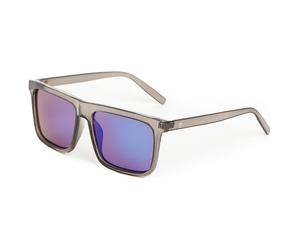 CHPO - Bruce Mirror Polarized S3 - Sonnenbrille, Gr. L, weiß (Grey/BlueMirror)