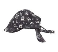 Chráněné dílny AVE Strážnice Kinder Kopftuch mit Schild - Schwarz / weiß | 48