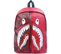 Chrees Hai-, Einzigartiges Graffiti-Muster, Robuste Oxford-Büchertasche mit Verstellbaren Riemen und Mehreren Taschen, für Schule, Reisen, Fitnessstudio, Wandern, Weihnachten, (#4)