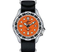 Chris Benz Damen, Herren, Unisexuhr CB-500A-O-NBS Automatik, Taucheruhr