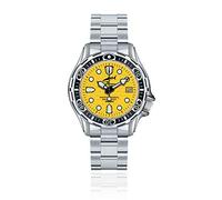 CHRIS BENZ DEEP 500M Automatic Taucheruhr mit Metallband, Doktorfischgelb