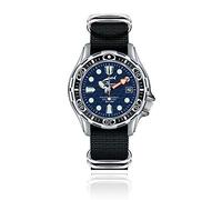 CHRIS BENZ DEEP 500M Automatic Taucheruhr mit Zulu Ballistic Nylonband, Tiefseeblau